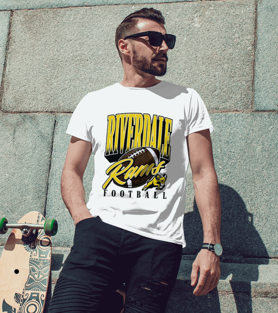 Riverdale Rams Football Varsity Sports Team T-Shirt