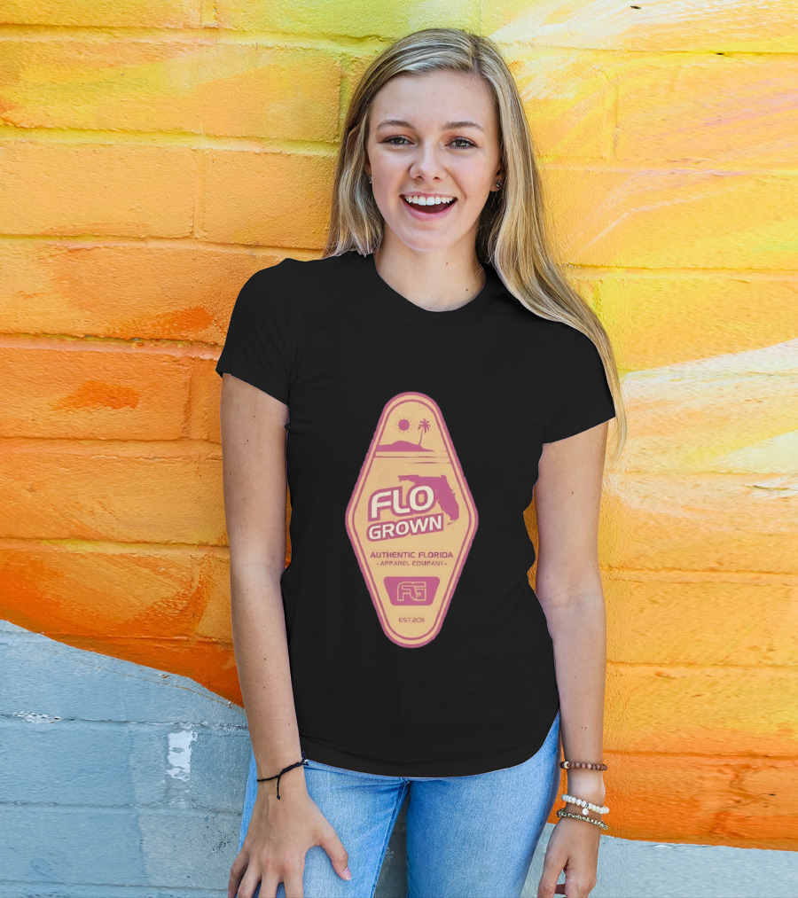 Flo Grown Authentic Florida Apparel Company Est 2011 T-Shirt