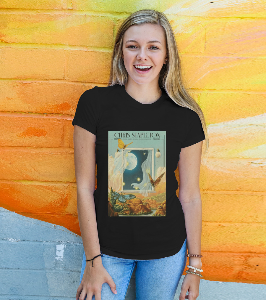 Chris Stapleton Featuring The Gorge July 24 2026 With Margo Price And The Mavericks The Knock3 T-Shirt
