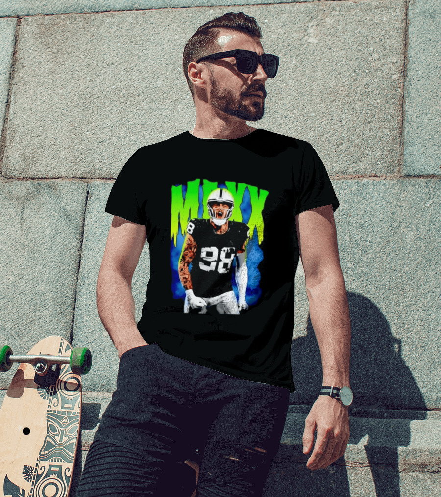 Maxx Crosby 98 Las Vegas Raiders Football Player Jersey T-Shirt