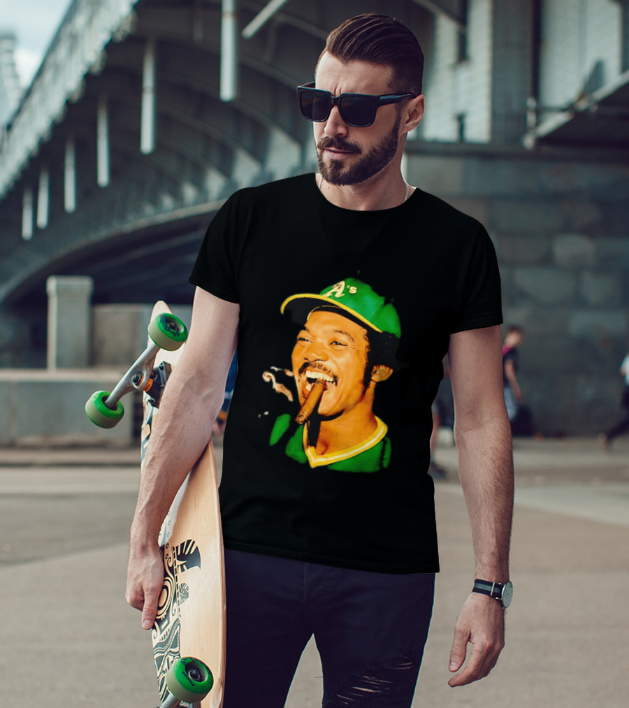 Reggie Jackson Mr October Oakland Athletics Vintage 70s Baseball Legend T-Shirt