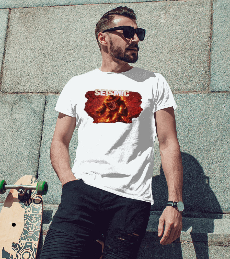 Seismic Magnitude Lava Golem Erupts With Power T-Shirt