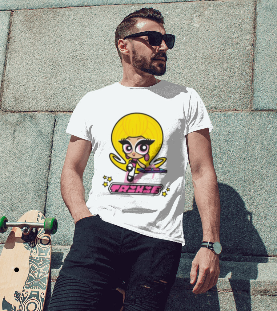 Trixie Mattel Spd Babydoll Pink Cartoon Character Stars T-Shirt