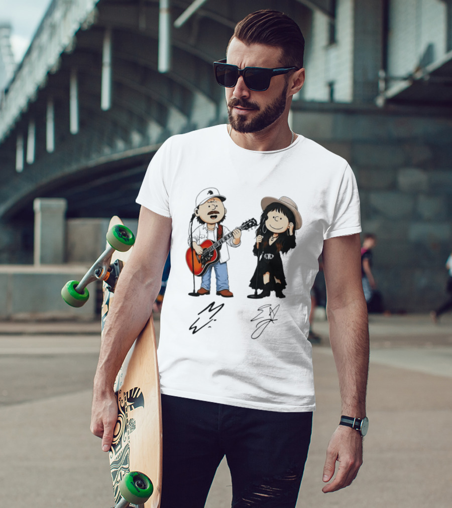 Morgan Wallen Lainey Wilson Peanuts Guitar Country Music T-Shirt