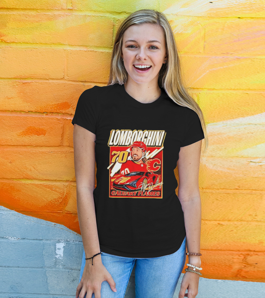Lomborghini Ryan Lomberg 70 Calgary Flames T-Shirt