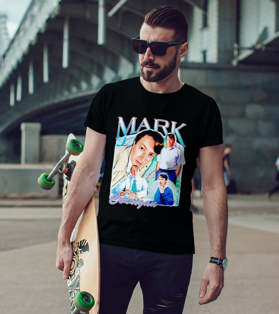 Mark Corrigan Peep Show Character Collage T-Shirt