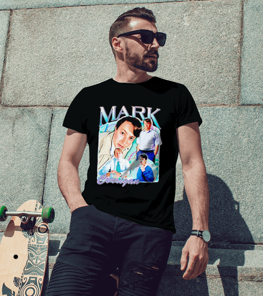 Mark Corrigan Peep Show Character Collage T-Shirt