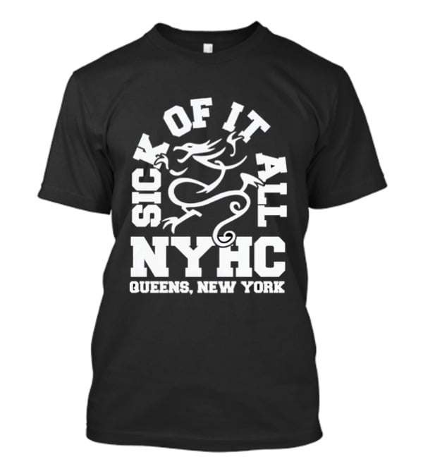 Sick Of It All NYHC Queens New York Hardcore Dragon T-Shirt