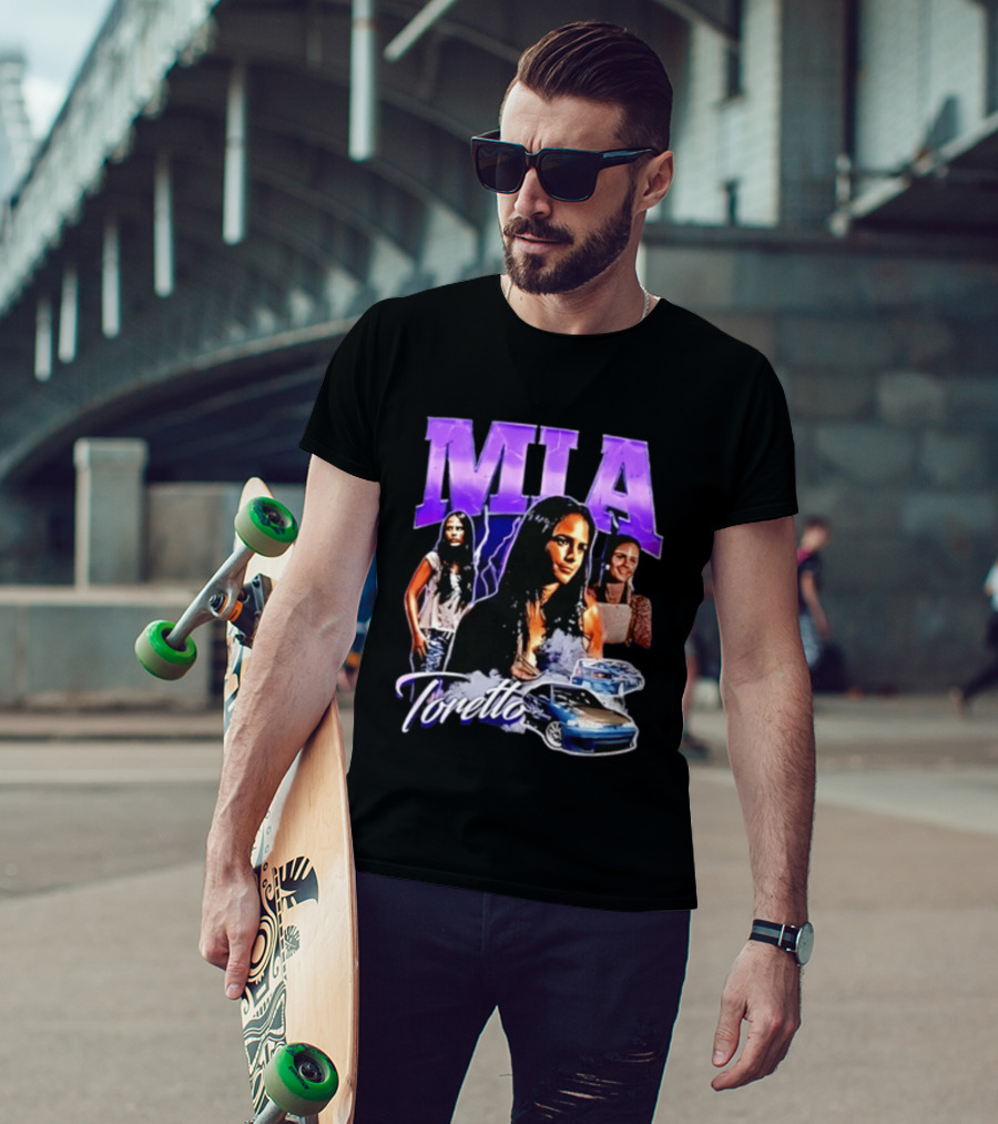 Mia Toretto Fast And Furious Movie Character Car Scene T-Shirt
