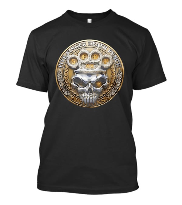Five Finger Death Punch Skull Knuckles Emblem XX Legions T-Shirt