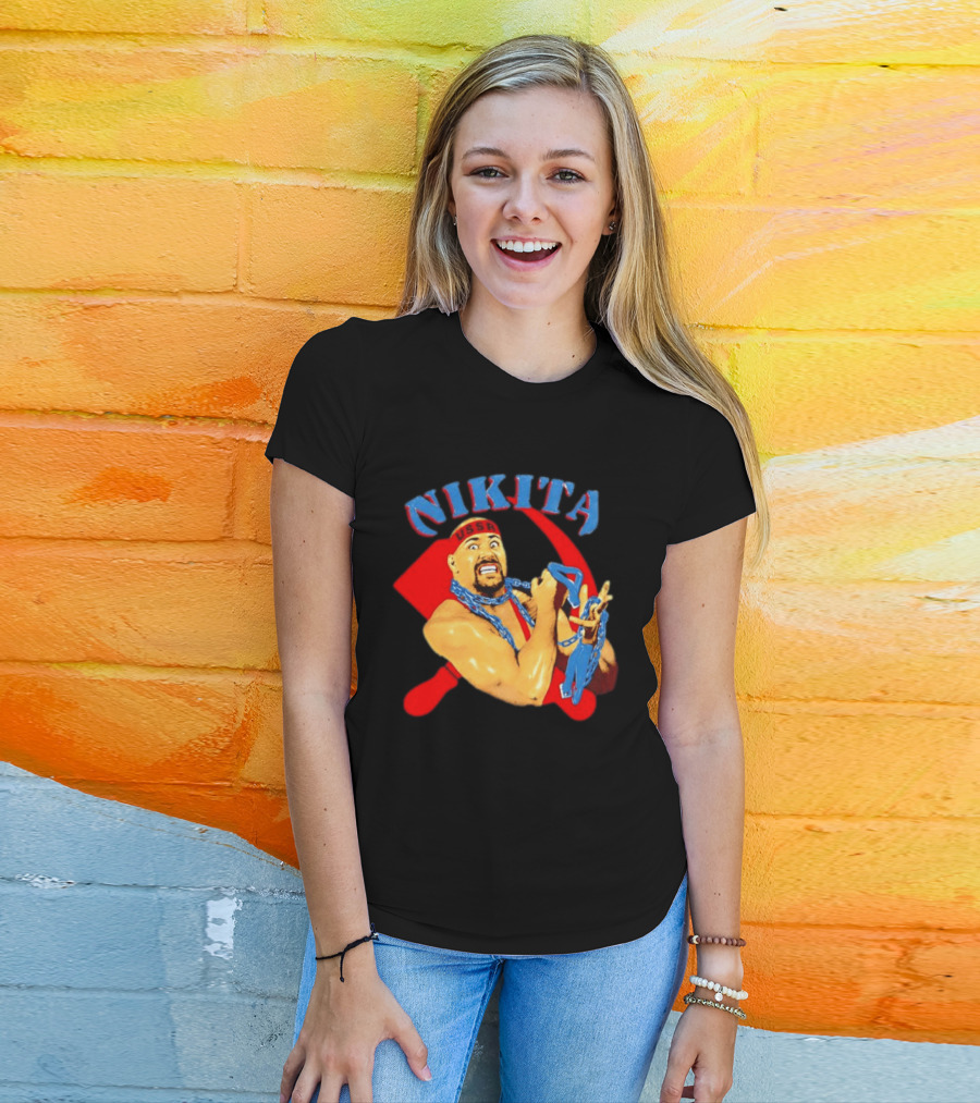 Nikita Koloff USSR Hammer And Sickle NWA Wrestling Pro T-Shirt