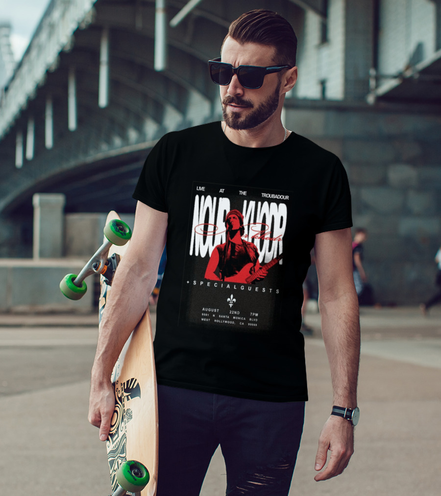 Nour Khodr Live At The Troubadour West Hollywood August 22 2026 With Special Guests T-Shirt
