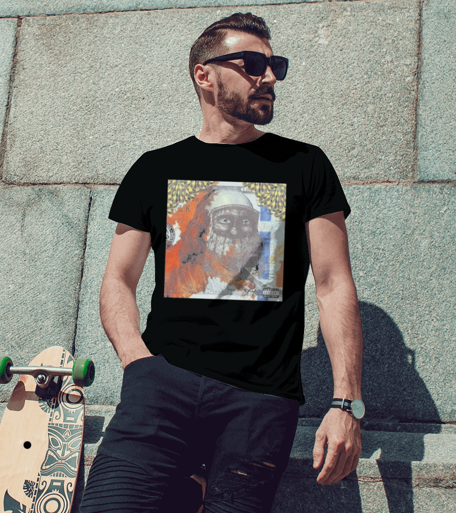 US Vs. Them Franklin Money Mask Art Parental Advisory T-Shirt