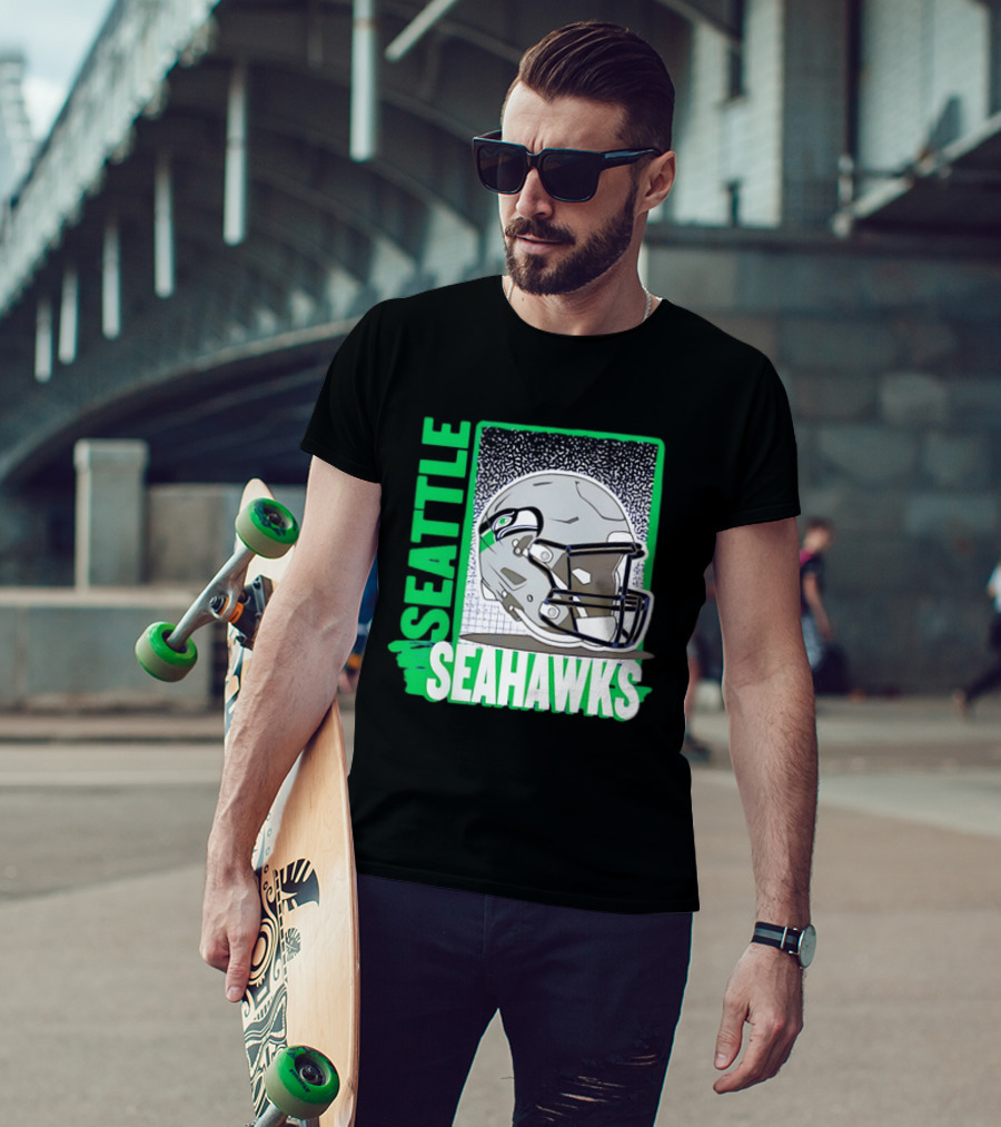 Seattle Seahawks Helmet NFL Football Team Gear T-Shirt