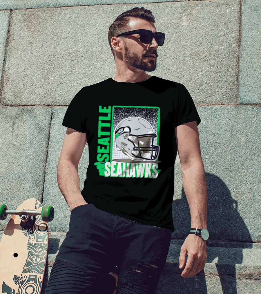 Seattle Seahawks Helmet NFL Football Team Gear T-Shirt