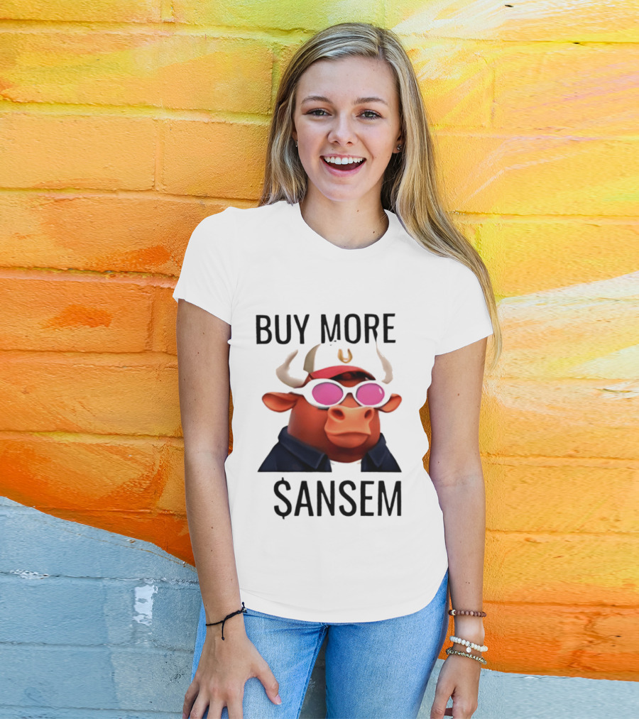 BUY MORE SANSEM Crypto Bull Finance T-Shirt