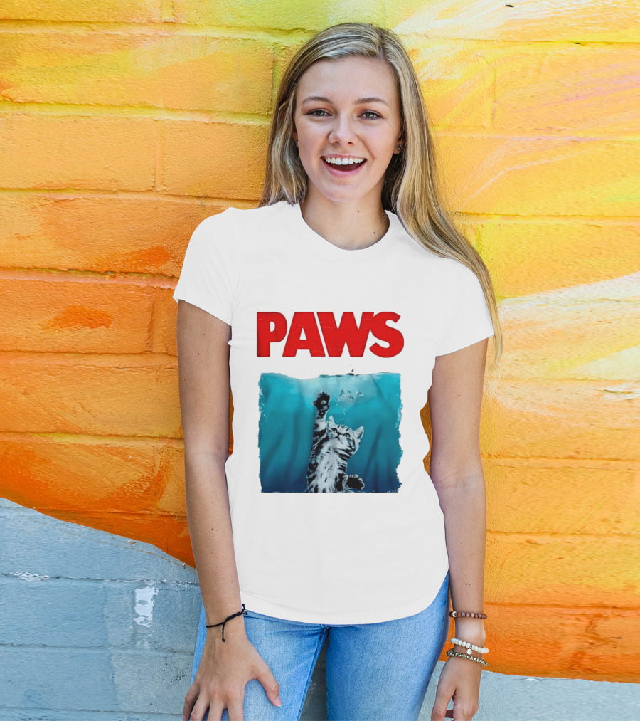 PAWS Cat Kitten Jaws T-Shirt
