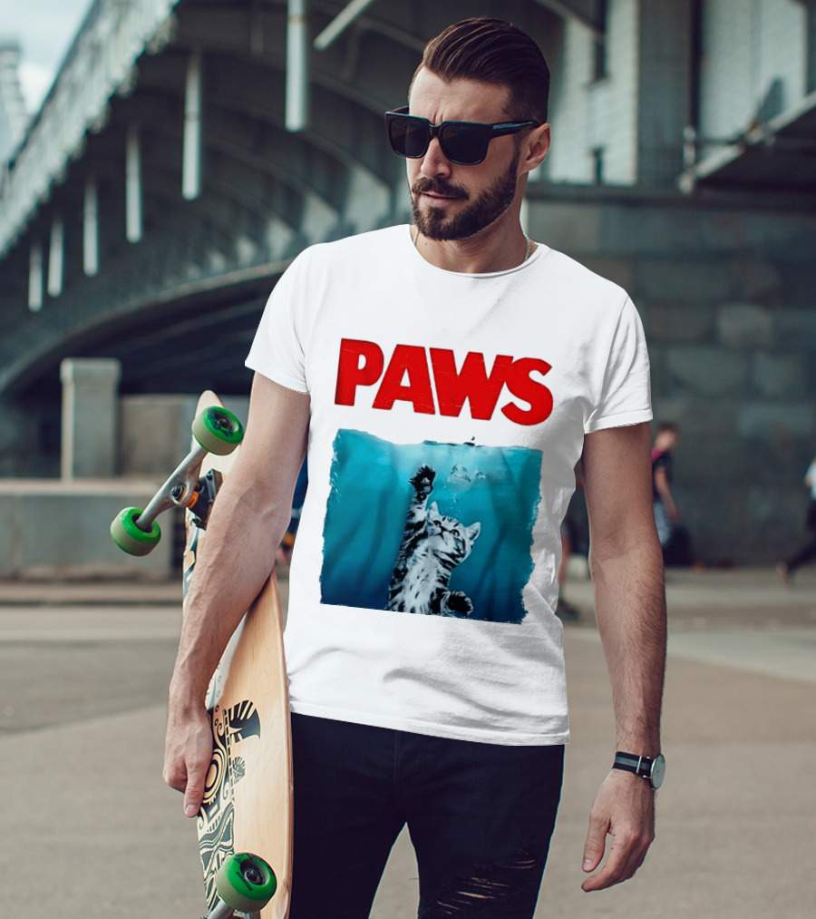 PAWS Cat Kitten Jaws T-Shirt