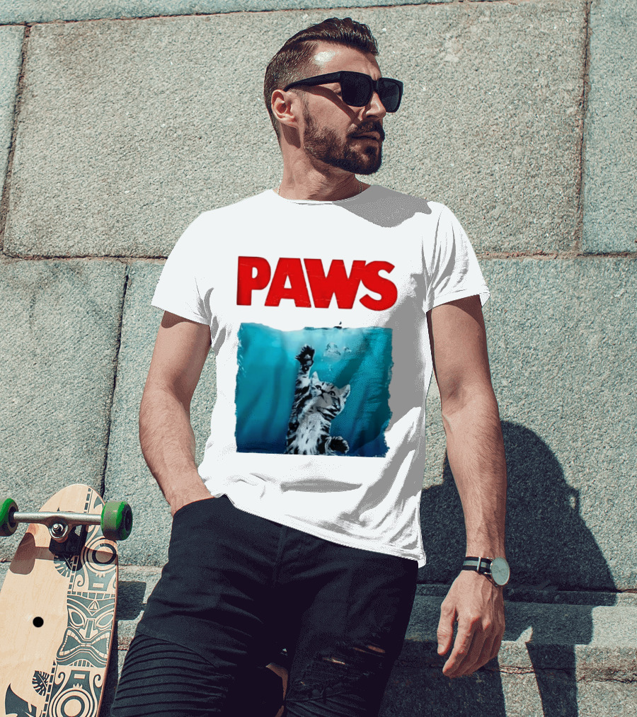 PAWS Cat Kitten Jaws T-Shirt