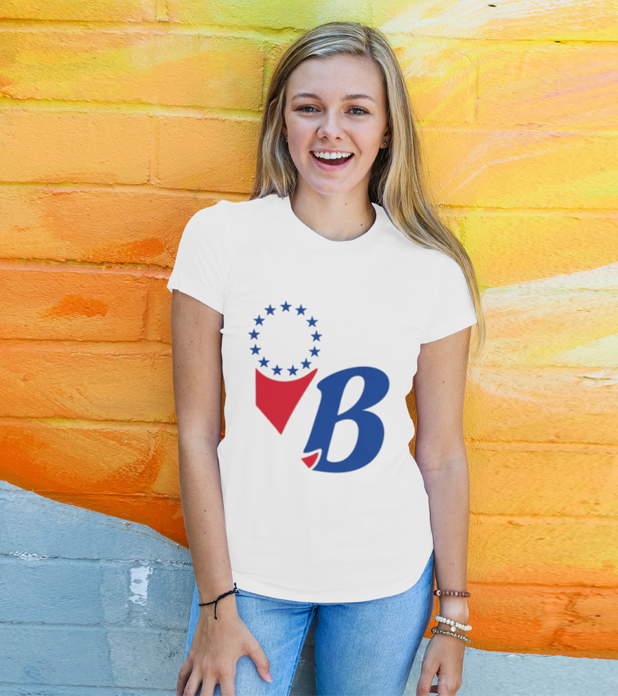 Chinatown Market Store Let Brotherly Love Philadelphia B Icon Circle Stars T-Shirt