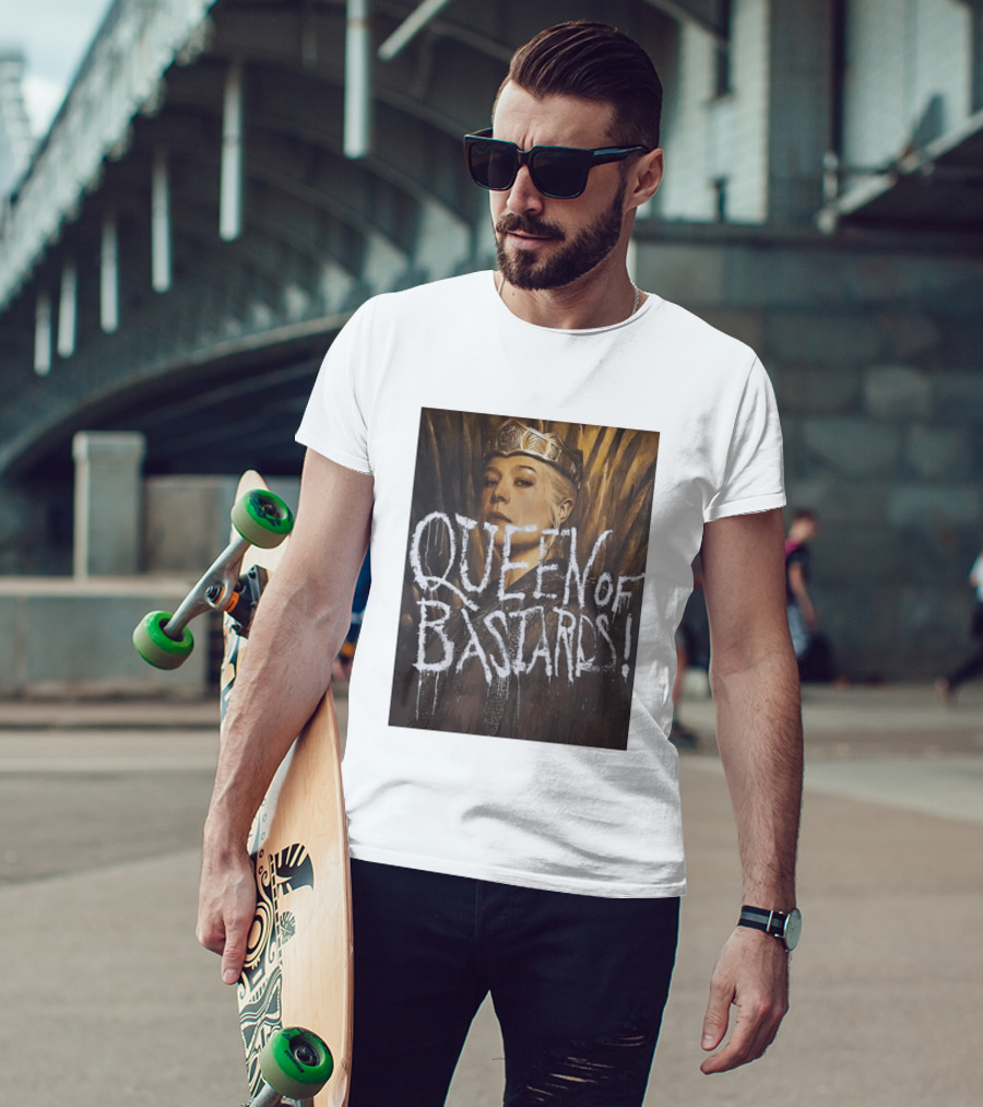 Rhaenyra Targaryen Queen Of Bastards House Of The Dragon Iron Throne Crown T-Shirt