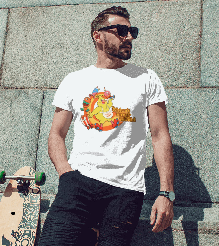 Hex Store Hex X Fnaf Chica's Party World Secret Of The Mimic 2 Party Time T-Shirt