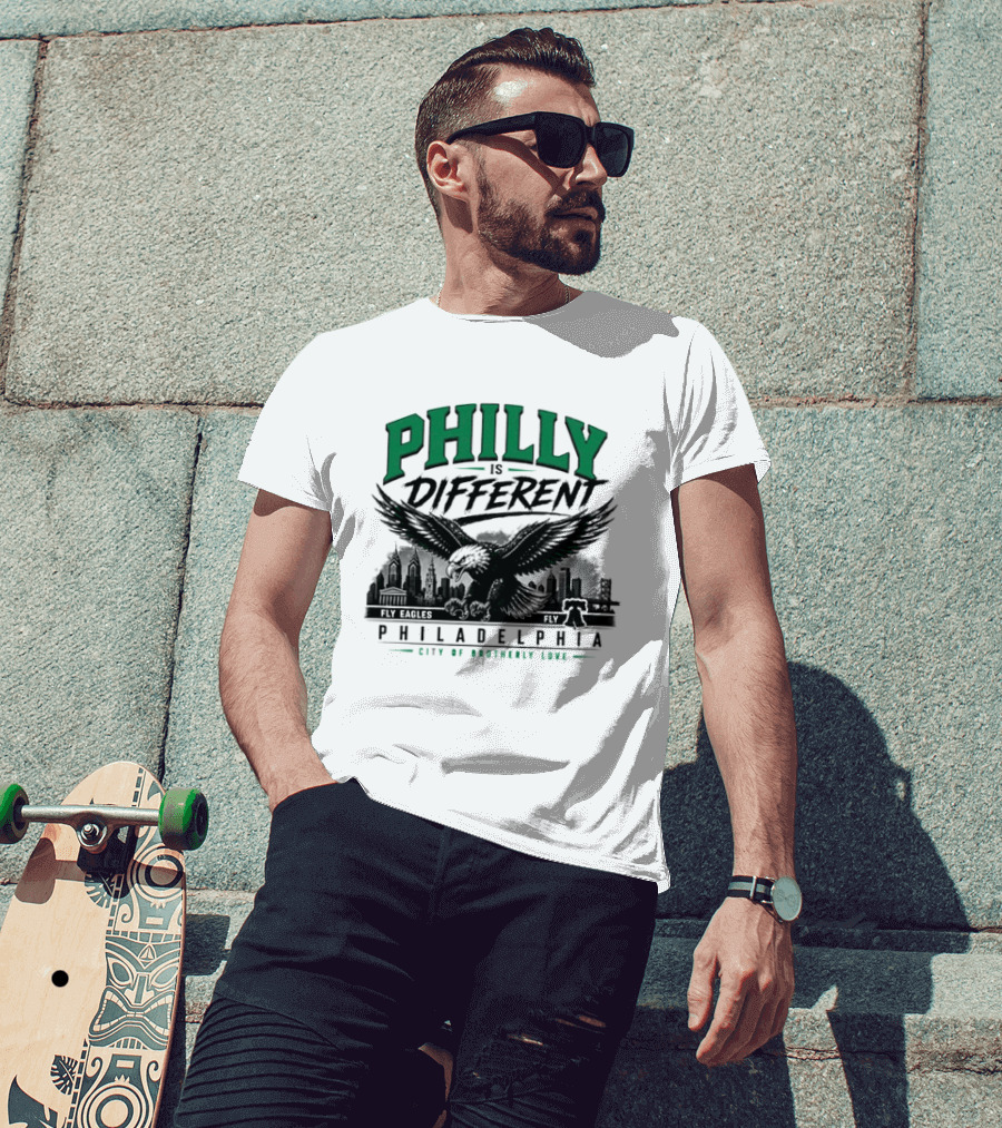 Philly Is Different Philadelphia Eagles City Of Brotherly Love T-Shirt