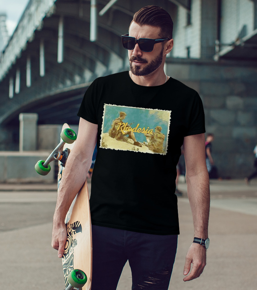 Rhodesia Soldiers Bush War Vintage Nostalgia T-Shirt