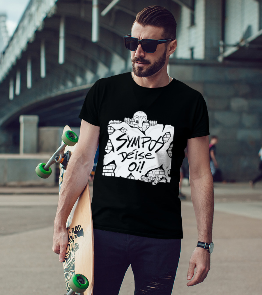 Sympos Deise Oi Skinhead Brick Wall Punk T-Shirt