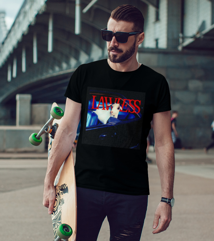 LAWLESS Goat In Car SB Driving T-Shirt