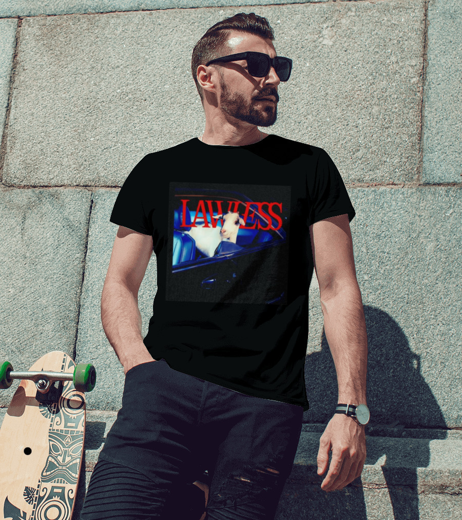 LAWLESS Goat In Car SB Driving T-Shirt