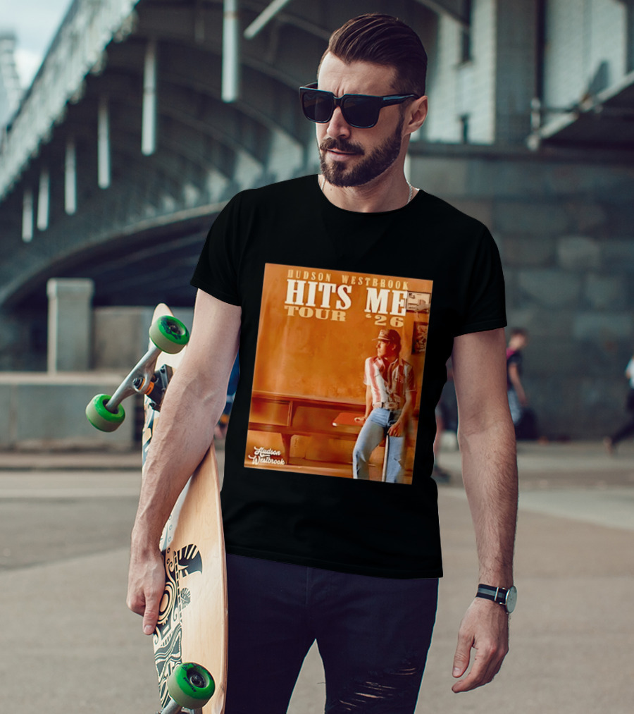 Hudson Westbrook Hits Me Tour '26 Retro Americana T-Shirt