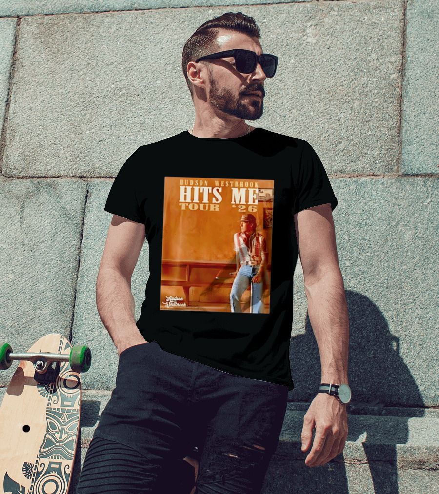 Hudson Westbrook Hits Me Tour '26 Retro Americana T-Shirt