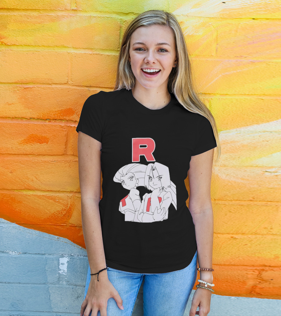 Jessie James Team Rocket R POKEMON Characters T-Shirt