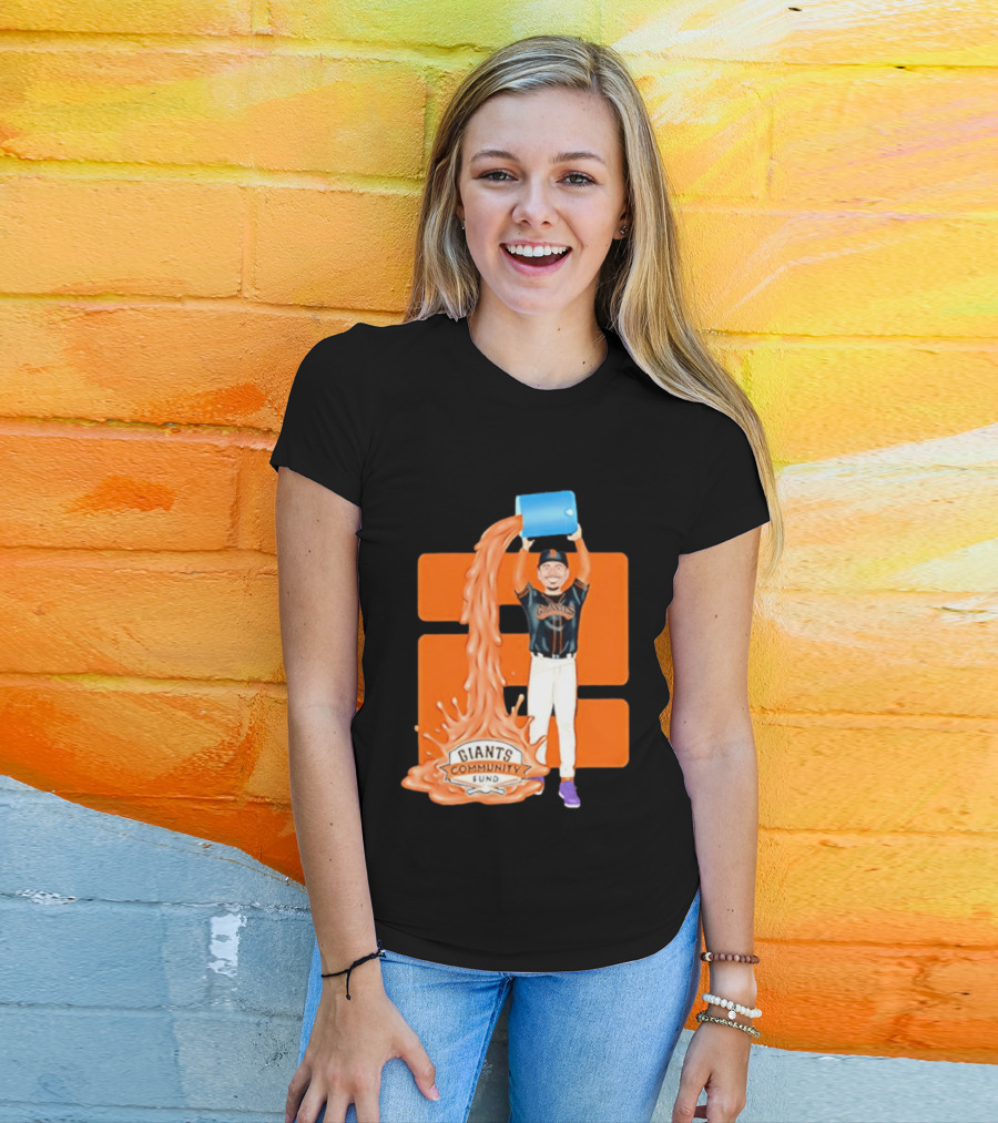 San Francisco Giants Community Fund Logan Webb Splash T-Shirt