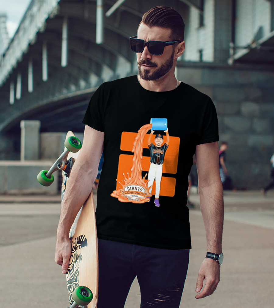 San Francisco Giants Community Fund Logan Webb Splash T-Shirt