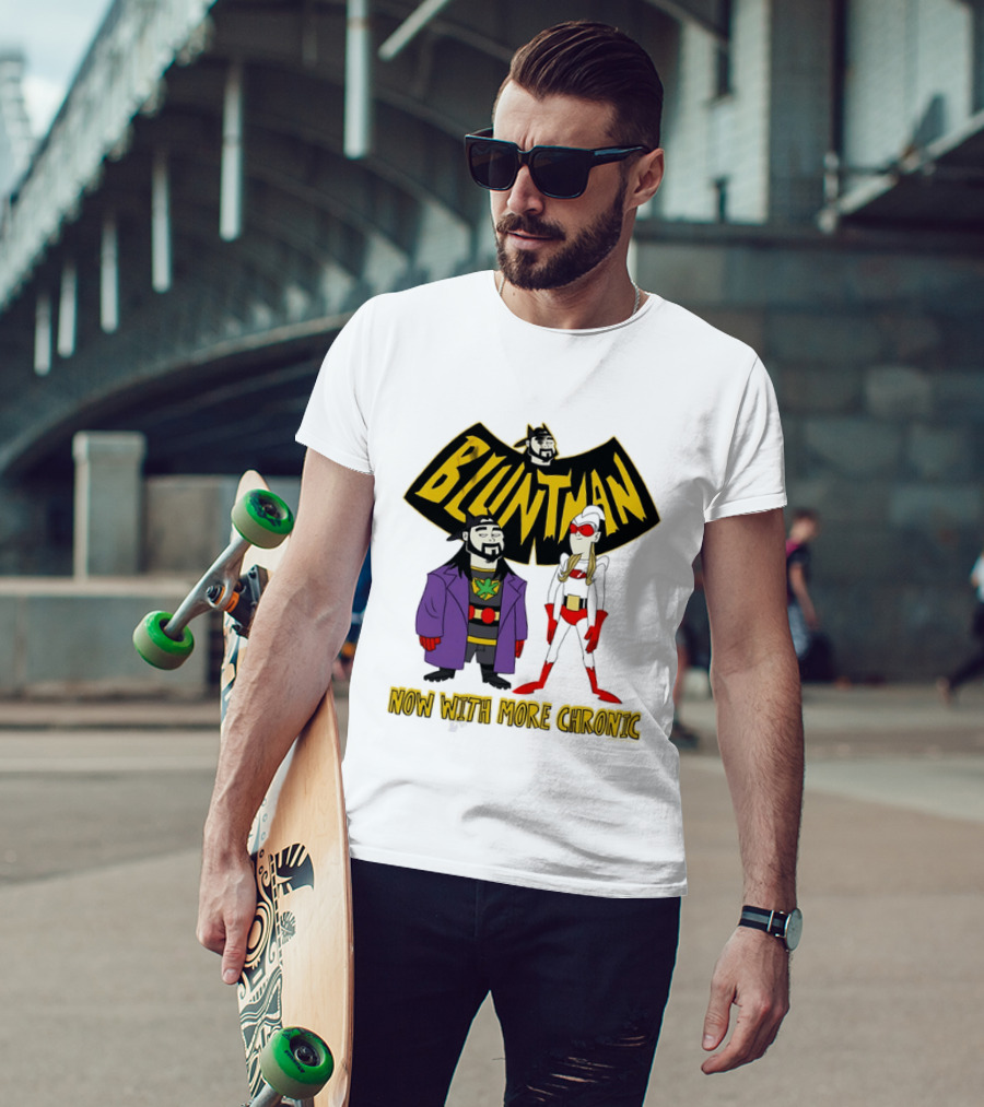 BLUNTMAN Now With More Chronic Jay And Silent Bob T-Shirt