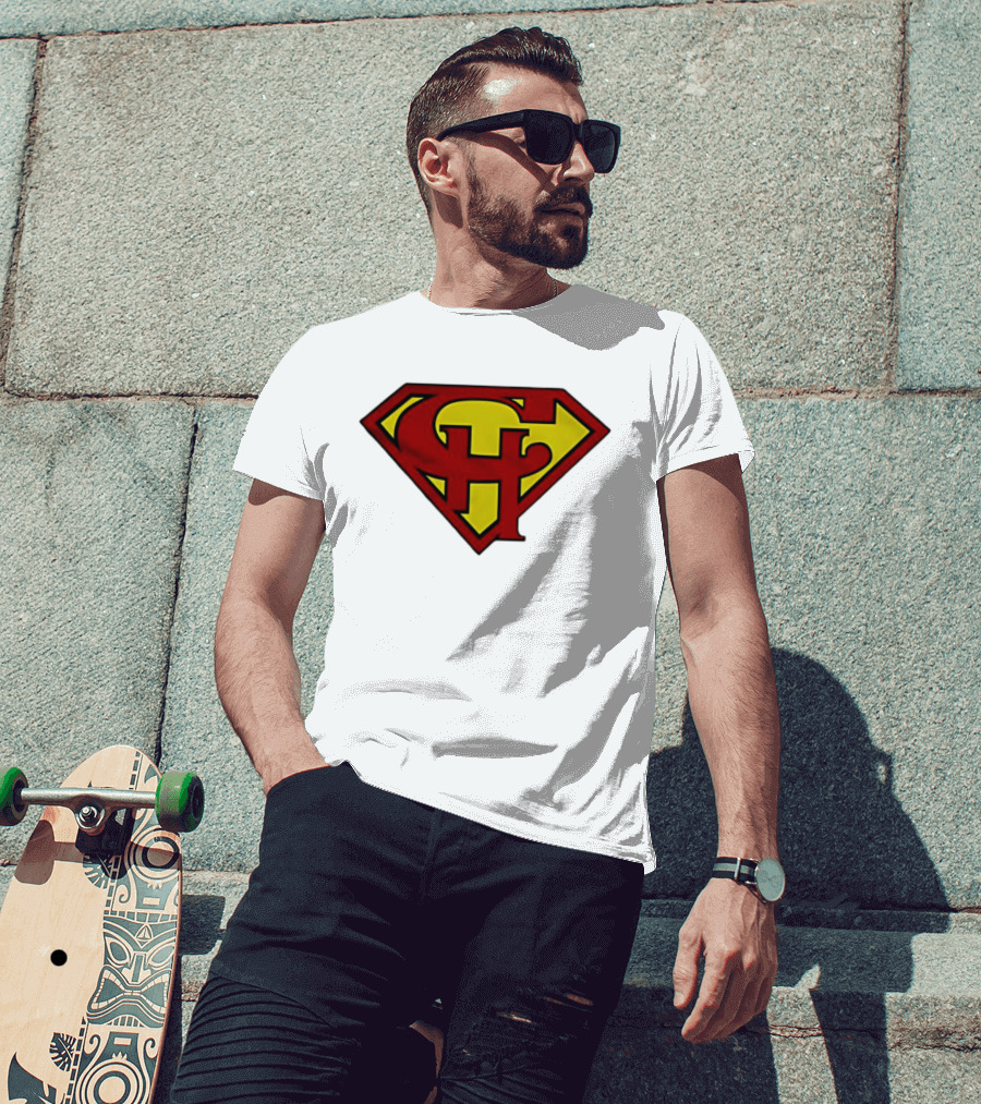 Superman Symbol CH Clark Kent Super Hero T-Shirt