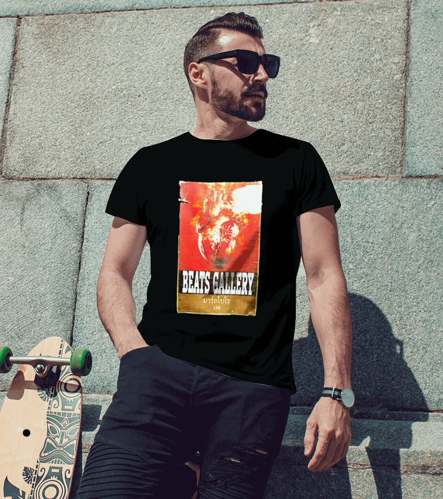 BEATS GALLERY Marlboro Red Anatomical Heart T-Shirt