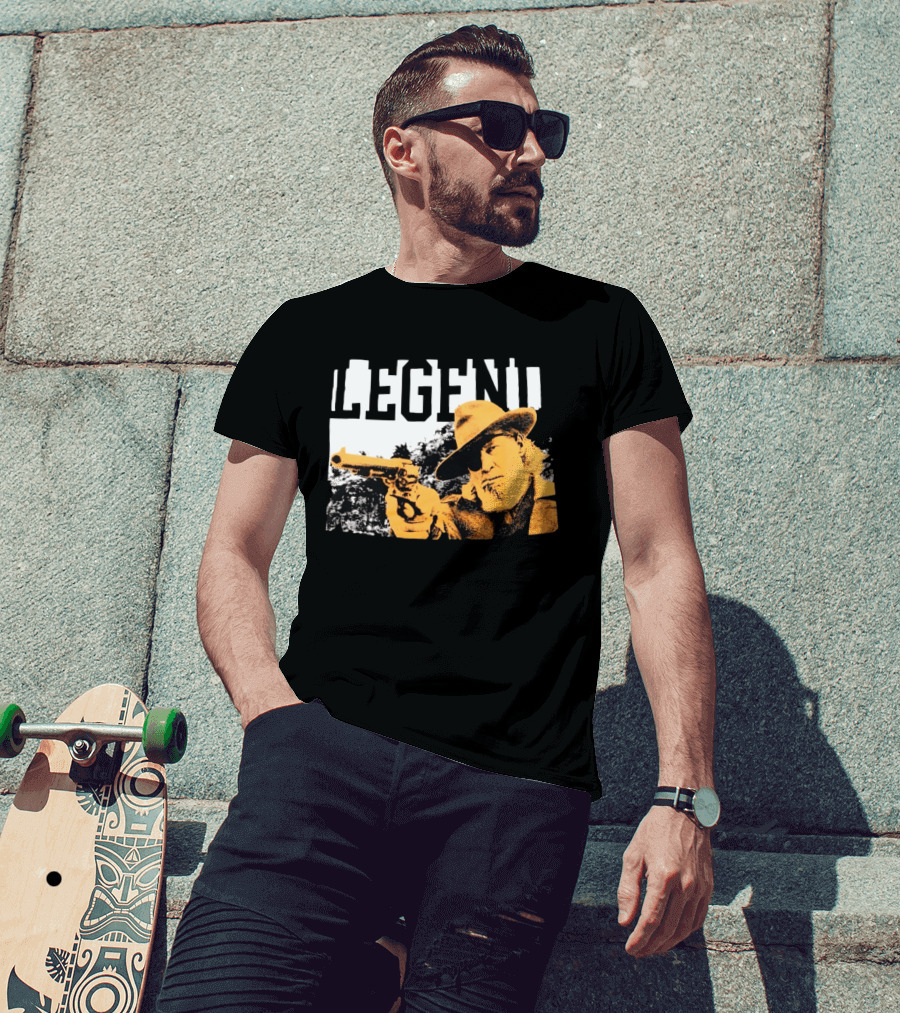 Legend Clint Eastwood Pointing Revolver T-Shirt
