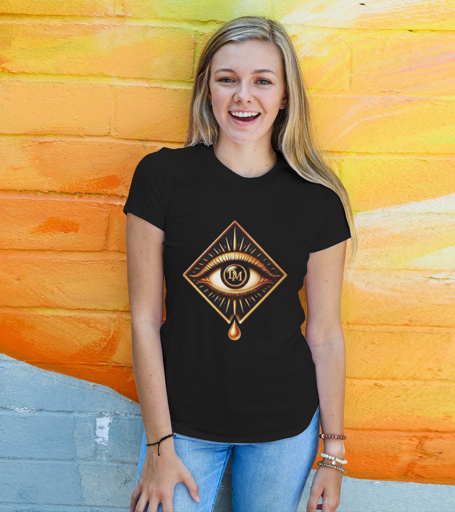 DM Luxury Brand Divine Moodwear Eye Symbol Minimalist T-Shirt
