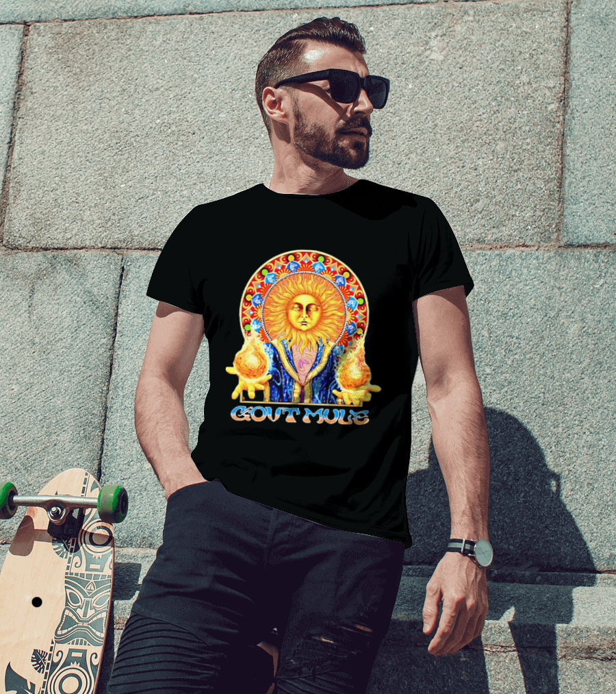 Gov't Mule Psychedelic Sunburst Summer Tour 2026 T-Shirt
