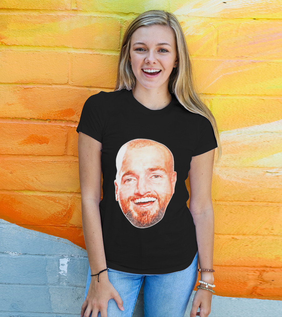 Post Malone Smiling Face Celebrity Image T-Shirt