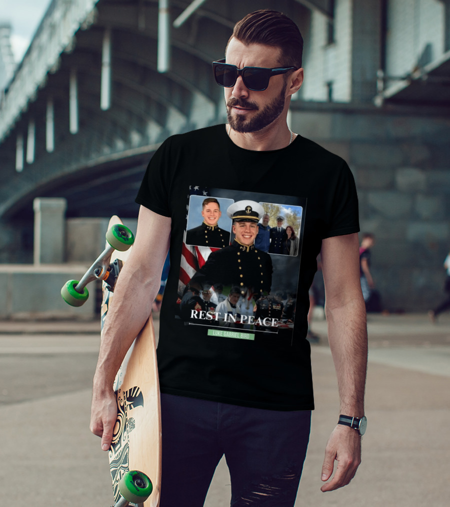 Rest In Peace Luke Gabriel Bird Midshipman Memorial T-Shirt