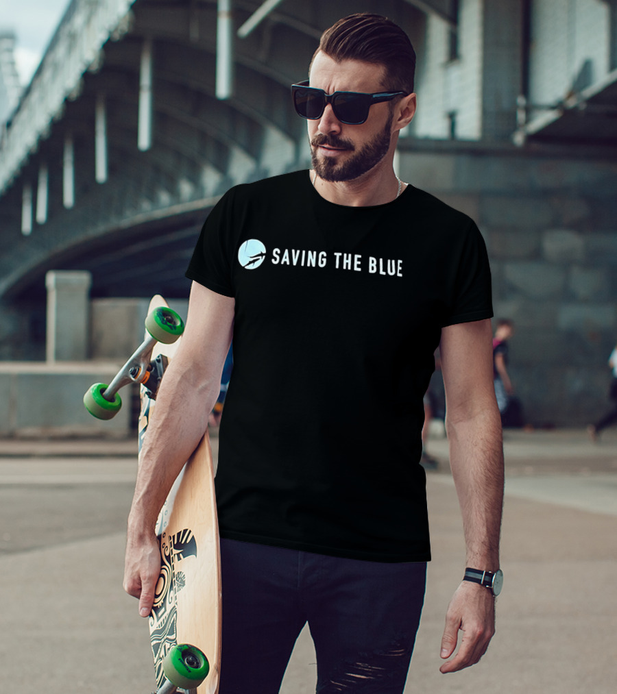Saving The Blue Shark Conservation Marine Life T-Shirt