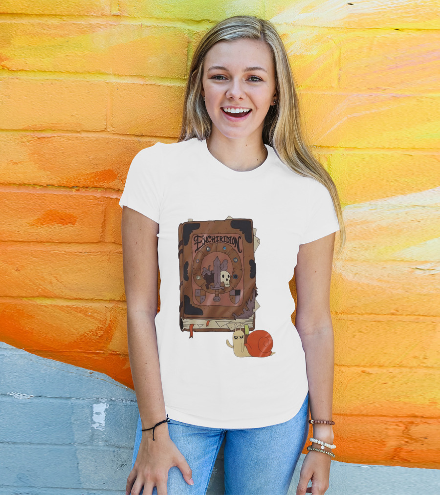 Adventure Time Enchiridion Snail Cartoon Network Book T-Shirt