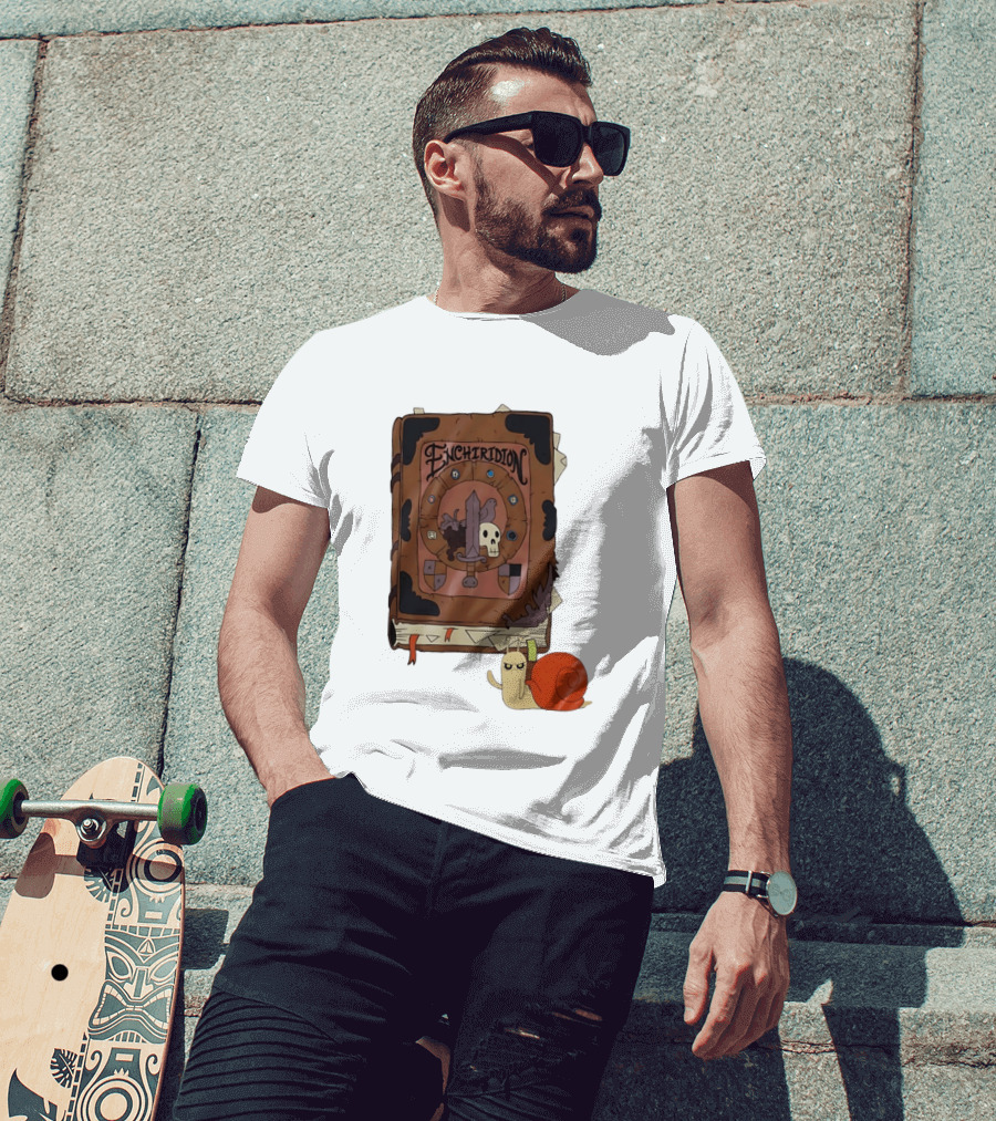 Adventure Time Enchiridion Snail Cartoon Network Book T-Shirt