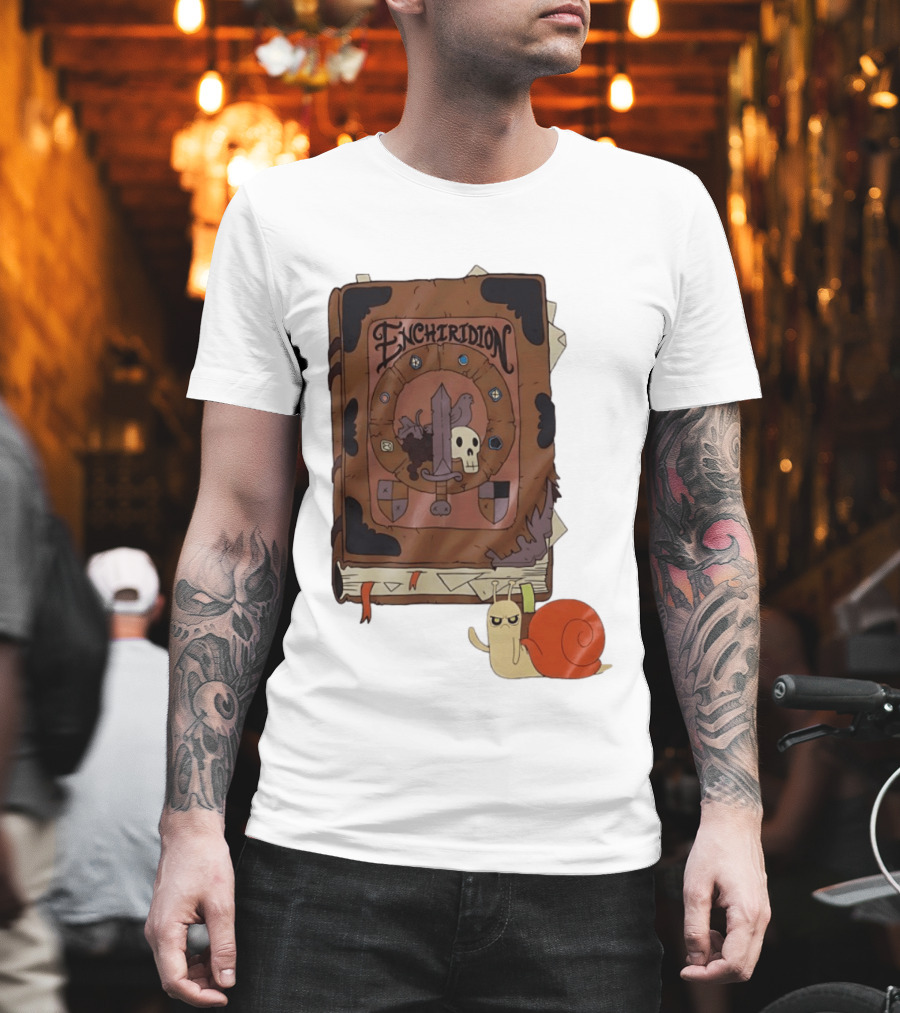 Adventure Time Enchiridion Snail Cartoon Network Book T-Shirt