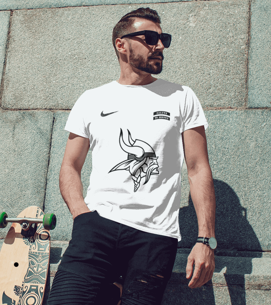 Nike Minnesota Vikings Salute To Service Camouflage NFL T-Shirt