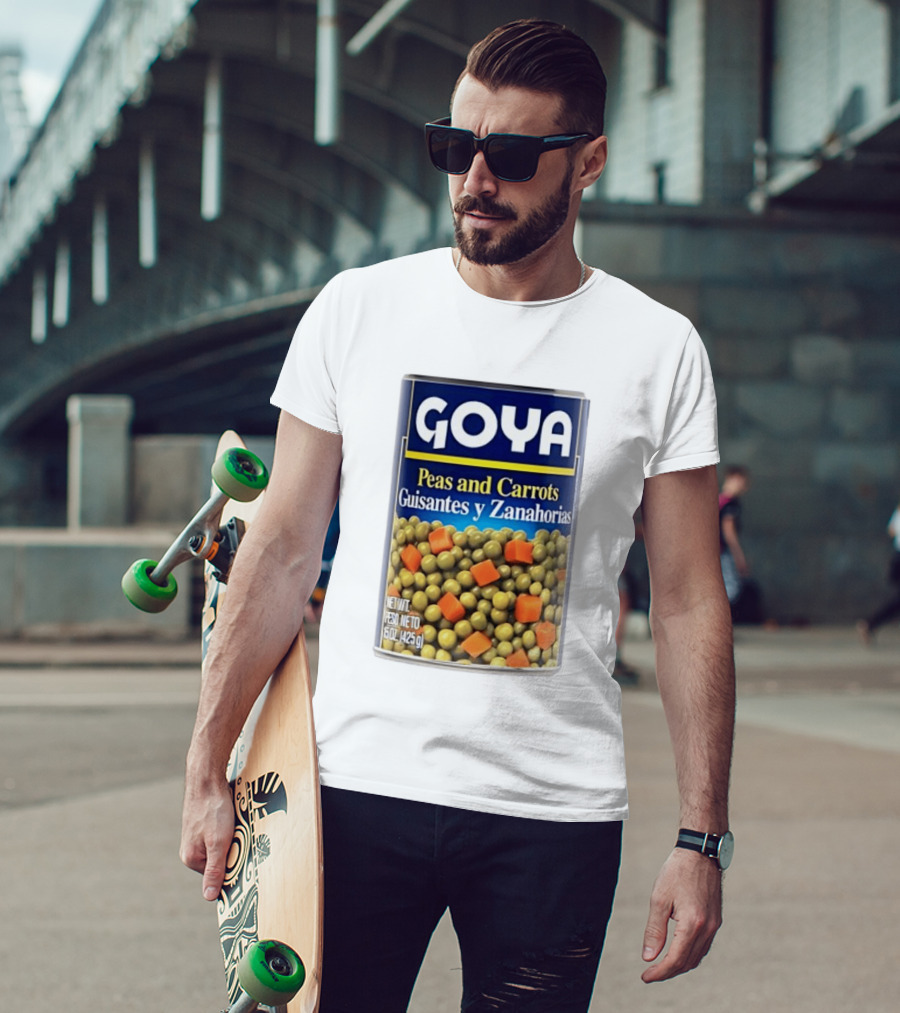 Goya Peas And Carrots Guisantes Y Zanahorias 15 Oz 425 G Canned Vegetable Mix T-Shirt
